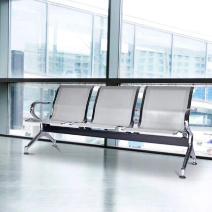 3 link metallic bench, linear 3 seater bench, 3 seater metal bench, metallic airport bench, linear gang seating, 3 seater waiting bench, metal waiting chairs, 3 link office bench, silver metal bench, heavy duty metal bench, public waiting bench, reception waiting bench, hospital waiting bench, airport seating, steel waiting bench, 3 person metal bench, metallic reception chair, 3 seater public bench, linear seating system, gang chair bench, waiting room bench, office reception seating, clinic waiting bench, bank waiting chairs, station waiting bench, lobby metal bench, commercial waiting bench, outdoor metal bench, indoor metallic bench, institutional seating, modern waiting bench, sleek metal bench, linear design bench, industrial style bench, chrome waiting bench, perforated metal bench, metallic public chair, minimalist steel bench, heavy duty reception seating, commercial bench furniture, durable waiting chair, stainless steel bench, metallic beam seating, steel frame bench, metal slat bench, rust resistant bench, low maintenance bench, high capacity seating, sturdy reception bench, premium metal bench, waiting area furniture, guest seating bench, patient waiting bench, customer seating, visitor bench, lobby seating solutions, airport style seating, public hall bench, lounge waiting bench, high traffic bench, buy waiting bench, commercial seating price, metal bench online, office furniture bench, bulk waiting chairs, contract seating, reception bench supplier, affordable metal bench, durable office bench, commercial guest chair, hospital seating solutions, airport bench seating