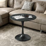 Round Black Eames Table - Image 3