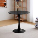 Round Black Eames Table, Black Eames Table Kenya, Round Table Nairobi, Eames Dining Table Kenya, Black Round Dining Table, Modern Round Table Kenya, Small Round Table Nairobi, Café Table Kenya, Restaurant Table Kenya, Office Meeting Table, Modern Dining Furniture Kenya, Contemporary Table Nairobi, Eames Furniture Kenya, Home Dining Table, Office Furniture Nairobi,